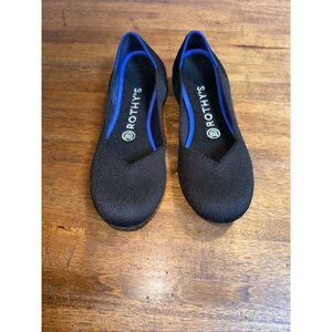 Rothy's Black and Blue Flats